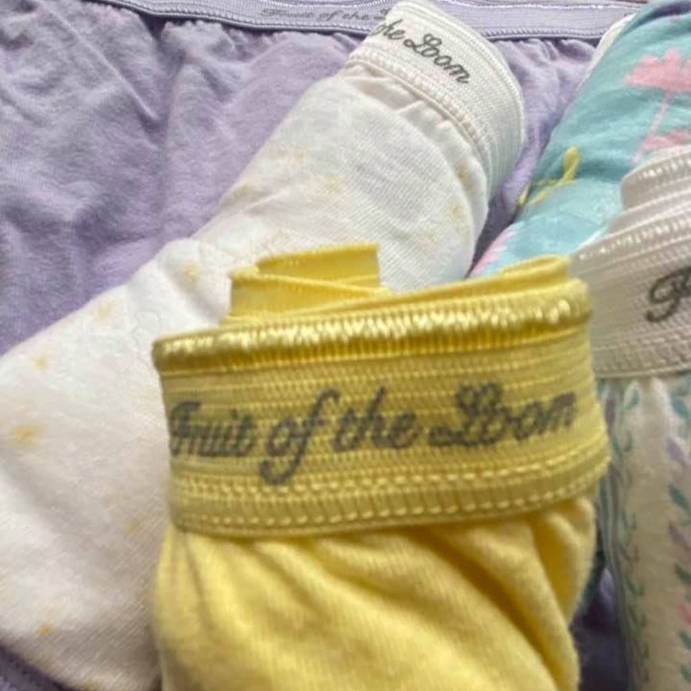 Fruit of the Loom 100% Cotton Panties Size 6 - NEW